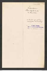 k.k. naturhistorisches Hofmuseum, Intendanzakten 1885-1896 (Hauer), Aktenzahl Z.28/1890, Seite 2